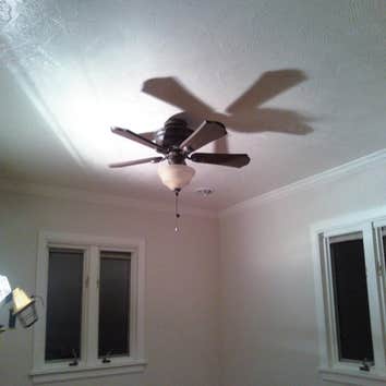 O&O Electric Residential Interior Photo Gallery Ceiling fan installation.
