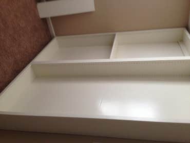 Build custom size bookshelves Build 3 bookshelves per customer specifications (design, sizing and finish). The customers just moved into a brand new ho