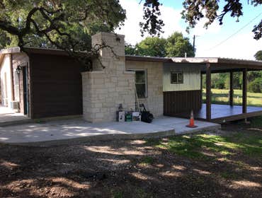 Dripping Springs ranch house Turned an old shed into a nice 2 bedroom 1 bath 900 sq ft ranch home. Kept some of the original wood and the original fire
