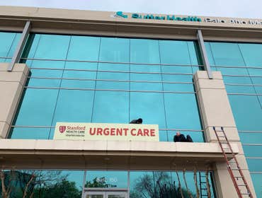 Stanford Urgent Care Signage Stanford Health Urgent Care Signage