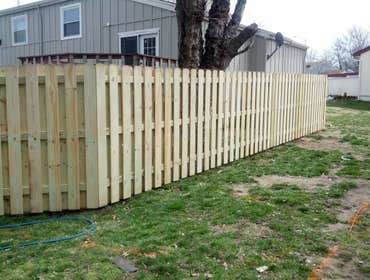 Wood Shadow Box fence