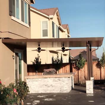 Photos from CYPRESS BUILDERS Landscape and Hardscape
--------------------------------------
Arbor aluminum patio cover
Fireplace
BBQ Island
Stampe
