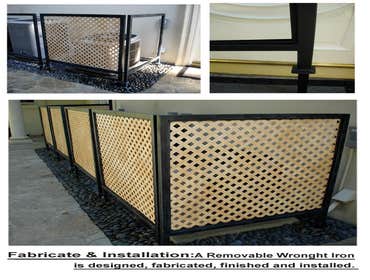 Fabricate MetalRemovable Blind