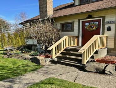 Porch Handrailing replacement Demo and remove previous railing, install new full handrailing
