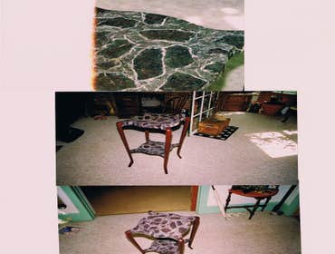 Marbleized Table