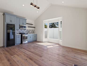 From Rec Room to ADU in this project we converted a rec room to a beautiful vaulted ceiling ADU Studio! take a look