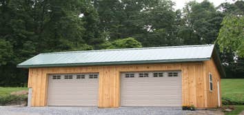 Shirk Pole Buildings LLC Garages Wood siding, metal siding, vinyl siding, shingle roof, metal roof, you name it we do it!
