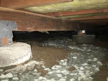 Sump Pump Installation Our customer had standing water under their house that was hindering the sale of their home. We had our team install a sump pump