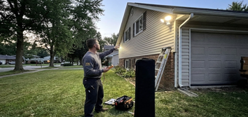 Motion Sensor Light Installation by Electrician, Naples Florida