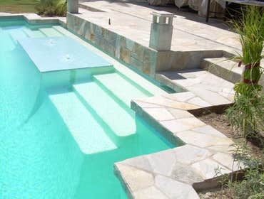 Courtside Stone Around Pool