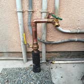 Oudoor water line and hose bib
