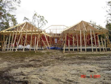 kryptonite builders, always see's the ceo framming the home . loving what you do always produces a perfect home