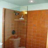 New Walk-in Shower - glass panel, custom tile