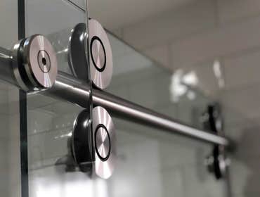 Frameless Sliding Shower Doors by Glass Master #3 Sling Glass Shower Doors