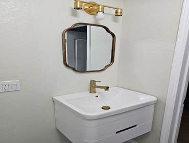 Fine Design Remodeling resume painting, frame, tile, cabinet install, shower, more.