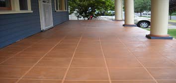 Icoat Concrete exterior flooring overlay system. Icoat Concrete flooring overlay system that goes right over existing concrete patio's,walkways, drivew