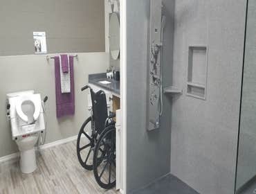 bathroom cabinet modification