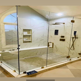 Photos by Cihan Home Improvements LLC #3 Full Master Bathroom Renovation
(Included: Materials, All features, New double vanity, Custom glass door, and 