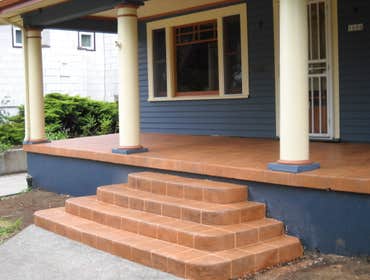 Icoat Concrete exterior flooring overlay system. Icoat Concrete flooring overlay system that goes right over existing concrete patio's,walkways, drivew
