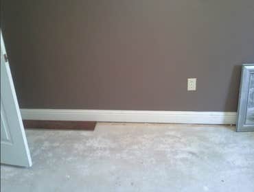 painted and ready for flooring