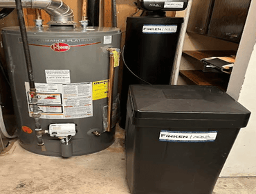 Water heater and water softener