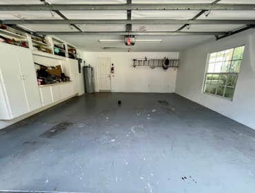 Existing garage before epoxy - 1