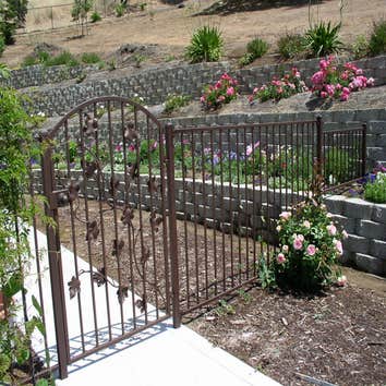 Iron fencing