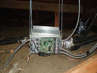FUJITSU minisplit system duct less 3 indoor units Slim Duct ducted out. FUJITSU Mini Split Duct Less Installation With Ducting With Fujitsu Halcyon HFI