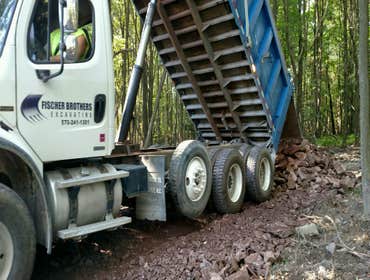 Hauling road base