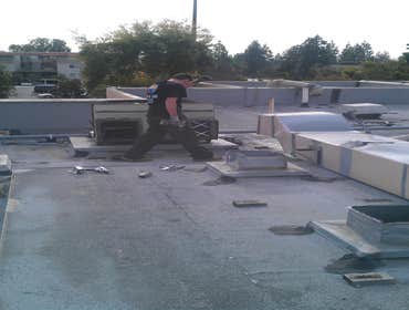 Laguna Woods Library / Laguna Woods,Ca On this project We removed 5 existing 30 year old Carrier heat pump units,removed all square & round ducting on 