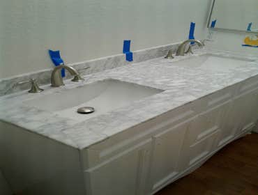 Photos by Efficiency plumbing LLC #1 New Jack and Jill vanity for bathroom remodel.