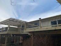 Deck with pergola