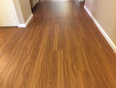 "After" flooring