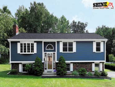 Complete exterior transformation in Whitinsville, MA