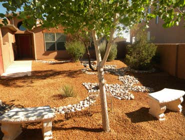 Front yard detail