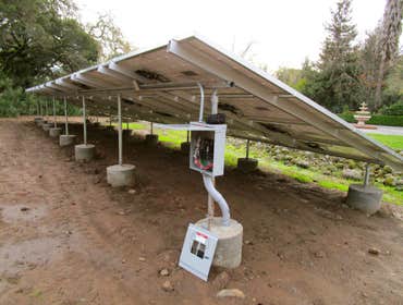 Installations Green Stock Solar ground-mounts and installations on comp, tile, and metal roofs!
