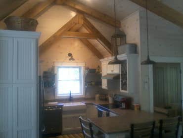 Log Home Carpentry and Restoration Along with window installation, insulation, and weatherization. Bathroom and kitchen remodels and
Custom built deck