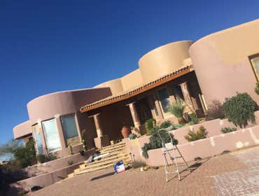 Sunguard Custom Painting Before and After... Before and After exterior beautification project..
