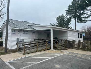 Post addition front view