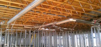 Joshua Tree County Building Large commercial project with 2-40 ton air handlers, 5-split systems,1-Raypack boiler, 46 hot water VAV boxes and 1000's of