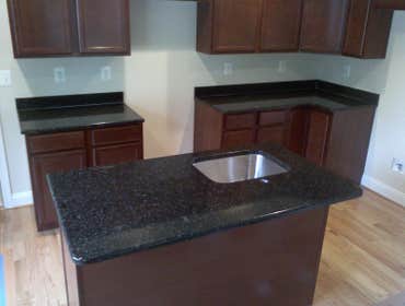 GRANITE COUNTERTOPS This is a project located in Maryland is a full Kitchen Renovation and Bathroom vanity top.