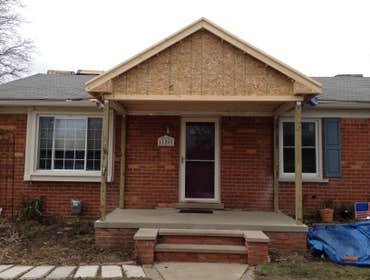 Gable Porch-Before