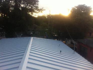 Completed Metal Roof