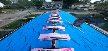 Residential Roofing Installation New residential roofing system installed by Ridge Roofing LLC. This project features durable shingles, proper ventilat