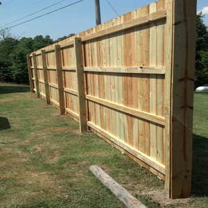 wood fence