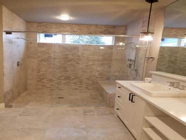 Tile Projects by Nobleman Construction Tile installation, repair, replacement. Complete bathrooms and kitchen remodels.