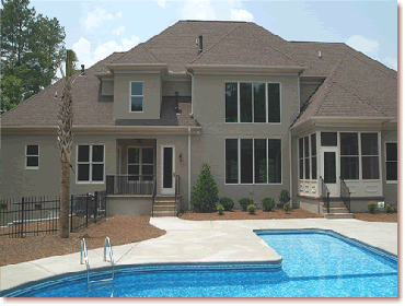 Custom Home wit Pool