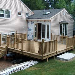 FLOOR ADDITION INTERIOR OF SECOND FLOOR ADDITION IN LINCOLN PARK NJ COMPLETED. MASTER BEDROOM, GUEST BEDROOM, TWO BATHROOMS, AND LARGE WALK IN CLOSET