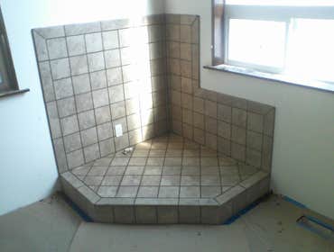 Fireplace tile.
