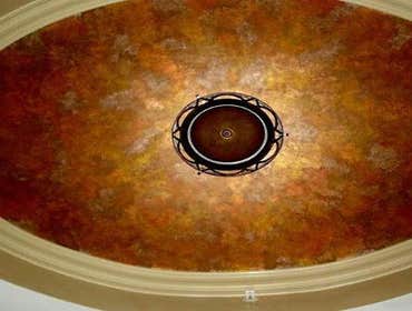 Beautifaux Creations by Dawn Project 1 When you step out of the elevator in this home, you are greeted by this foyer ceiling. One of my favorite pieces